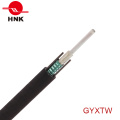 2-12 Cores Central de tubo suelto blindado cable de fibra óptica al aire libre GYXTW